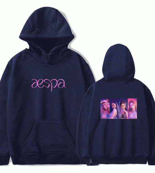 Aespa Member Photo Collage Hoodie