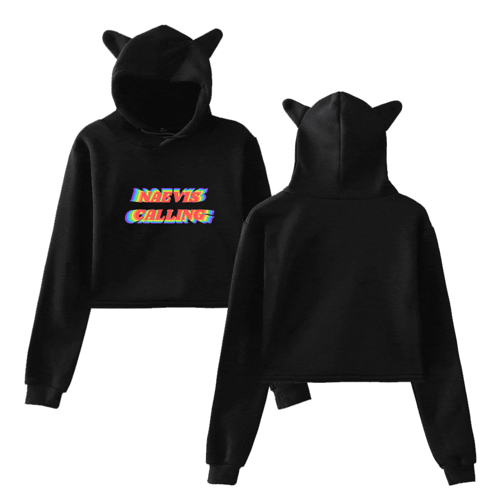 aespa Naevis Calling Cropped Hoodie